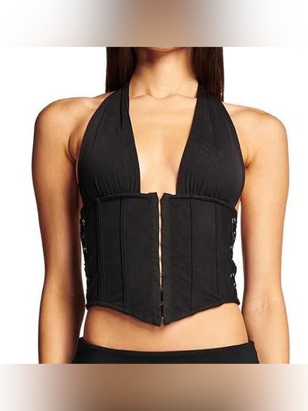 I.AM.GIA Celestina Black Corset Top NWT Size S